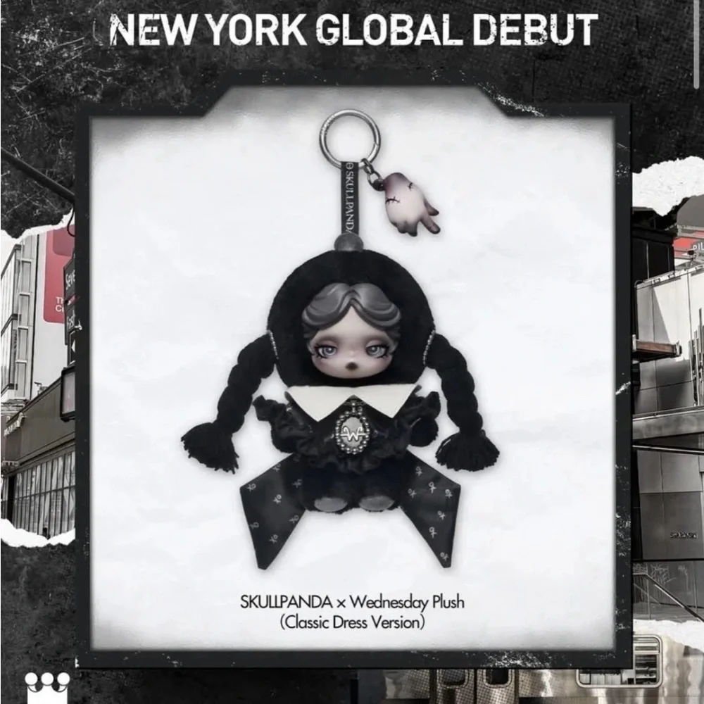 [Pop Mart] Skullpanda x Wednesday - NYC Exclusive Classic Doll Figure - Picture 10 of 10